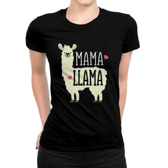 Cute Mama Llama Family Zoo Trip Women T-shirt | Mazezy