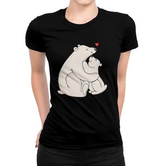 Cute Polar Bear Mama & Baby Cub Love & Gift G999983 Ver2 Women T-shirt | Mazezy
