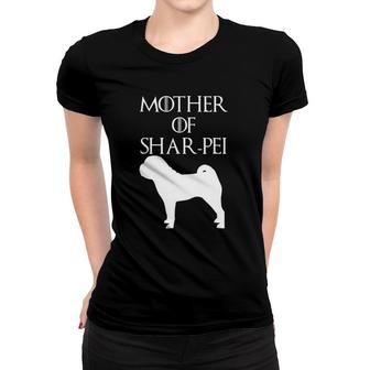 Cute Unique White Mother Of Chinese Shar-Pei E010612 Ver2 Women T-shirt | Mazezy UK
