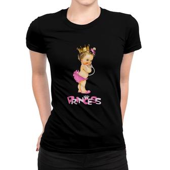 Cute Vintage Princess Team Girl Baby Gender Reveal Women T-shirt | Mazezy