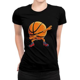 Dabbing Basketball Ball Women T-shirt | Mazezy DE