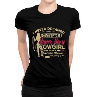 Damen Lustige Cowgirlgrafik Für Damen, Cowgirl Rodeo Western Women T-shirt | Mazezy