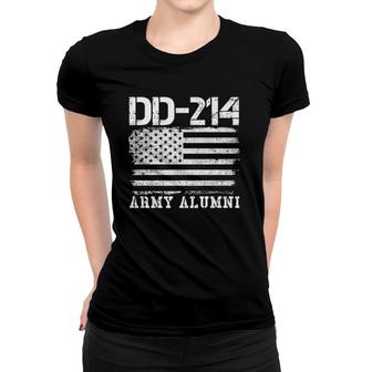 Dd214 Army Alumni - Distressed Vintage Tee Women T-shirt | Mazezy