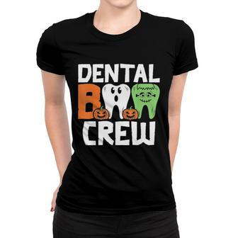 Dental Boo Crew Halloween Dentist Assistant Costume Classic Women T-shirt | Mazezy AU