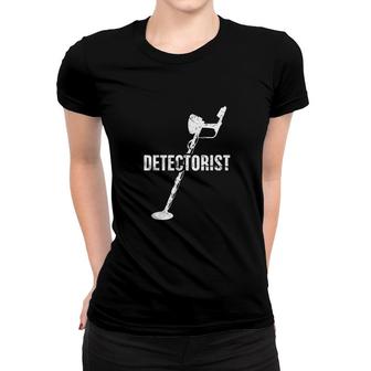 Detectorist Metal Detecting Women T-shirt | Mazezy