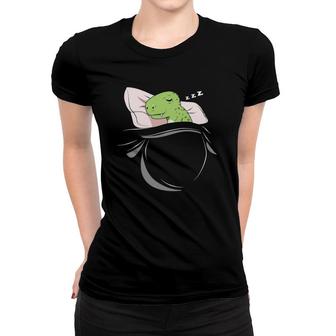 Dinosaur Sleeping Animal Pajamas Nap Pjs Outfit Giftrex Women T-shirt | Mazezy