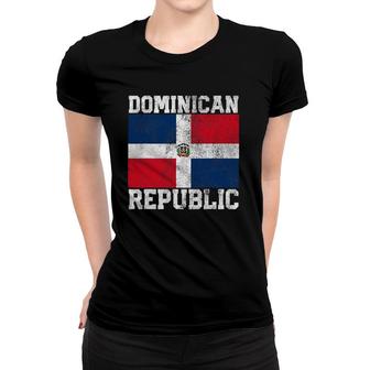 Dominican Republic Flag National Pride Roots Country Family Women T-shirt | Mazezy