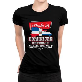 Dominican Republic Long Ago - Country Flag - Dr Native Women T-shirt | Mazezy