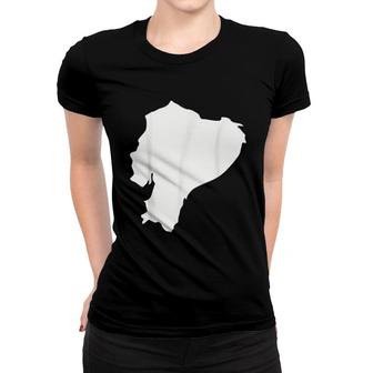 Ecuador Map Women T-shirt | Mazezy