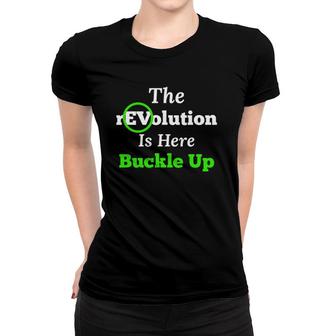 Ev Drivers Electric Car Electric Vehicle All Electric Women T-shirt | Mazezy