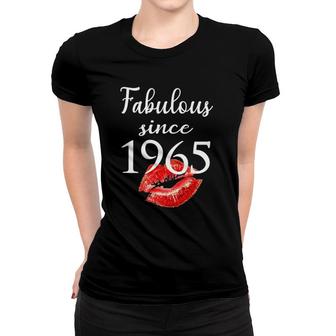 Fabulous Since 1965 Chapter 56 Birthday Gifts Tees Women T-shirt | Mazezy