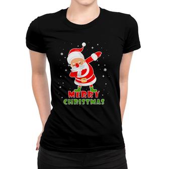 Family Christmas Outfits Merry Christmas Cool Santa Matching Women T-shirt | Mazezy