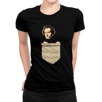 Felixdelsohn Classical Music Composer In My Pocket Women T-shirt | Mazezy
