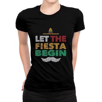 Fiesta Mexican Party Funny Cinco De Mayo Women T-shirt | Mazezy