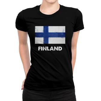 Finland Flag Republic Of Finland Women T-shirt | Mazezy