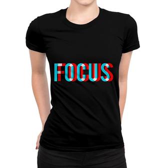 Focus Optical Illusion Women T-shirt | Mazezy