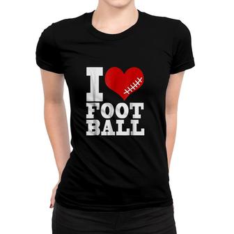 Football Game Day I Love Football Women T-shirt - Thegiftio UK
