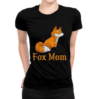 Fox Mama Mom Cute Fox Animal Women T-shirt | Mazezy