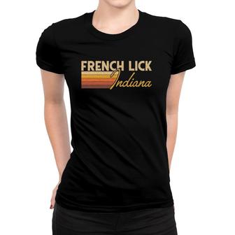 French Lick Indiana Vintage Gift Women T-shirt | Mazezy