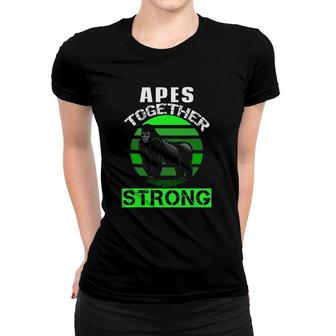 Funny Apes Together Strong Meme Stock Gamestonk Women T-shirt | Mazezy