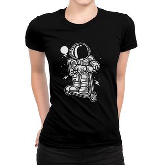 Funny Astronaut Scooter Space Galaxy Gift For Adults Kids Women T-shirt | Mazezy