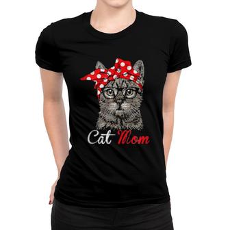 Funny Cat Mom For Cats Mothers Day Women T-shirt | Mazezy