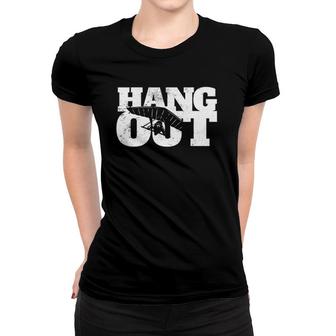 Funny Hang Gliding Hang Out Hang Glider Flying Women T-shirt | Mazezy