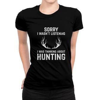 Funny Hunting Gift Deer Hunters Women T-shirt | Mazezy