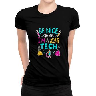 Funny Medical Lab Tech Laboratory Technician Gift Women T-shirt | Mazezy
