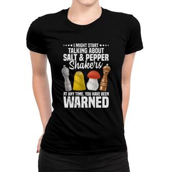 Funny Salt & Pepper Shakers Collector Women T-shirt | Mazezy