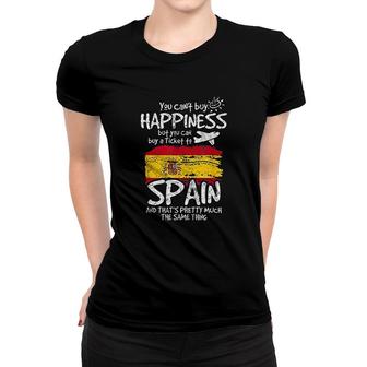 Funny Spain Lovely Sweet Spain Gift Women T-shirt | Mazezy