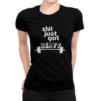 Funny Weight Lifting Gift Weightlifter Fitness Gym Apparel Women T-shirt | Mazezy