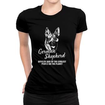 German Shepherd Official Dog Of The Coolest People Women T-shirt | Mazezy