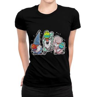 Gnome Easter Day Egg Hunting Women T-shirt | Mazezy