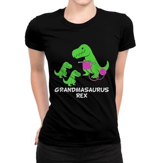 Grandmasaurus Rex Fun Grandma Dinosaur Women T-shirt | Mazezy
