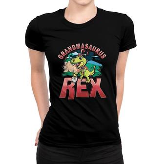 Grandmasaurus Rex Women T-shirt | Mazezy