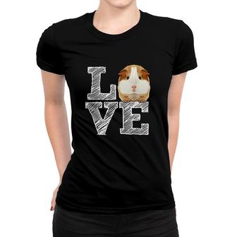 Guinea Pig Love Costume Gift Women T-shirt | Mazezy