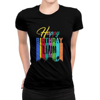 Happy Birthday Liam Personalized Name Gift Custom B-Day Women T-shirt | Mazezy