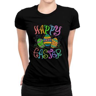 Happy Easter Cute Sunday Christian Feast Funny Gift Women T-shirt | Mazezy