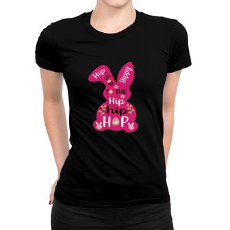 Happy Easter Day Hip Hop To The Hippie Hipster Bunny Easter Women T-shirt - Thegiftio UK