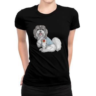 Havanese I Love Mom Tattoo Dog Funny Mother's Day Gift Women T-shirt | Mazezy