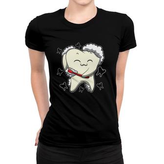 Healthy Teeth - Daily Tooth Brushing - Dentist Women T-shirt | Mazezy