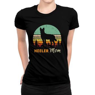 Heeler Mom Mama, Mother, Pet Cattle Dog Owner Gift Women T-shirt | Mazezy