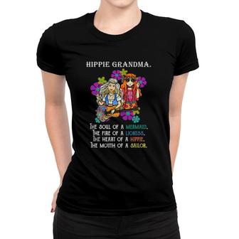 Hippie Grandma Mimi Nana Free Spirited Gypsie Hippie Lover Women T-shirt | Mazezy