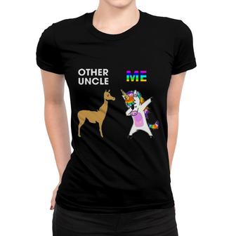Horse And Unicorn Other Uncle Me Women T-shirt | Mazezy