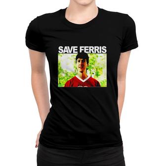 Hot Save Ferris Portrait Gift Women T-shirt | Mazezy CA