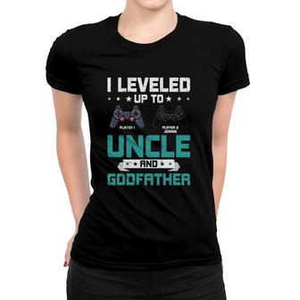 I Leveled Up To Uncle Video Gamer Uncle Women T-shirt | Mazezy