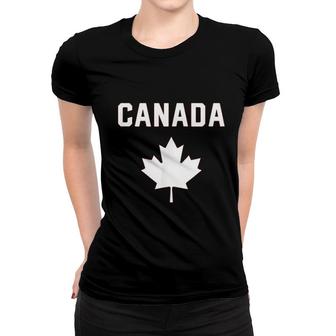 I Love Canada Minimalist Canadian Flag V2 Women T-shirt - Thegiftio UK