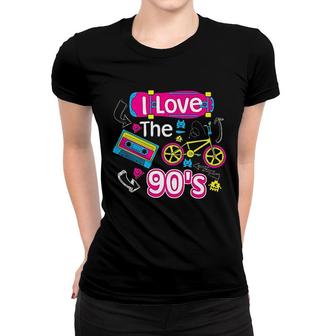 I Love The 90s Cute Fancy Millennials Gift Women T-shirt - Thegiftio UK