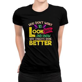 Inspirational Quote Do Your Best Motivation Raglan Baseball Tee Women T-shirt | Mazezy AU